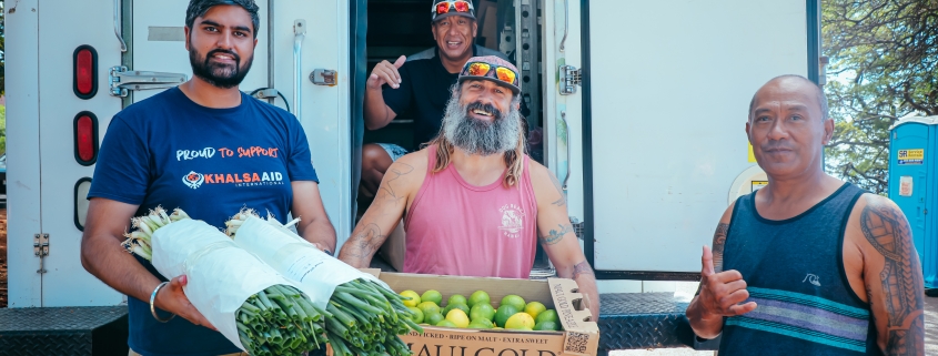 Produce Delivery to maui Hubs and families