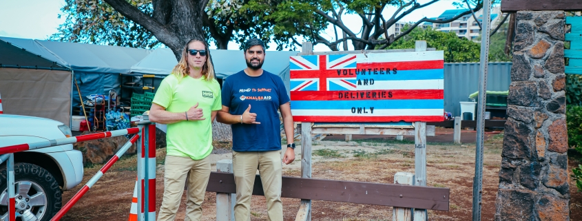 Khalsa Aid Maui with Indy and Naim Ferguson