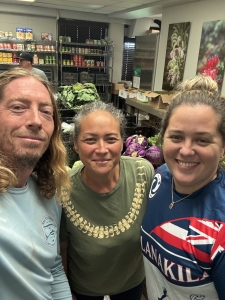 Naim, Makalea and Kaulana at Maui Relief Hub