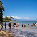 People helping by bringing supplies by water